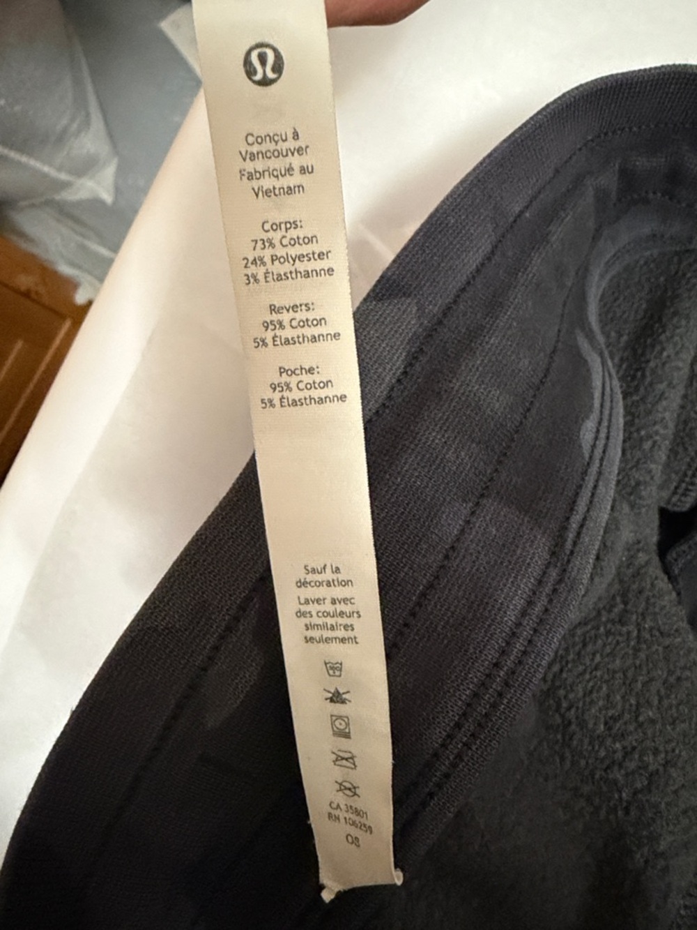 lululemon athletica Black Camo Jogger Pants Size 4 - Picture 9 of 12